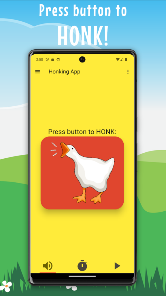 Press button to HONK!